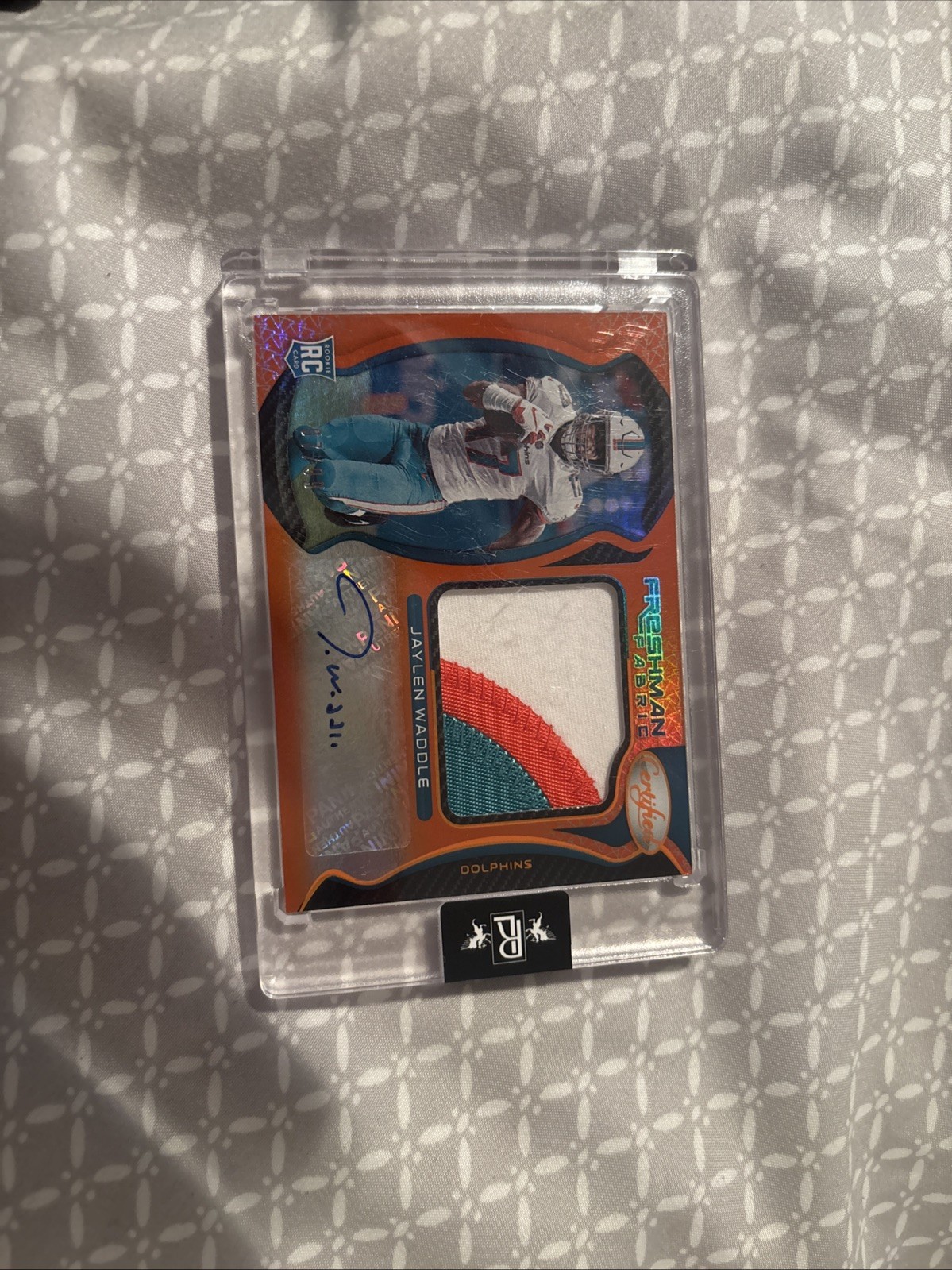 2021 Panini Certified - Freshman Fabric Mirror Signatures Jaylen Waddle #208 /49
