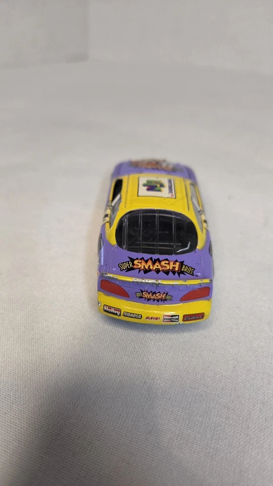 N64 Super Smash Bros Johnny Lightning Magmas Promo Nintendo Die Cast Model Car - Image 4 of 4