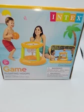 Intex Game Floating Hoops Swimming Basketball Pool Toy Game Family Kids Fun Play