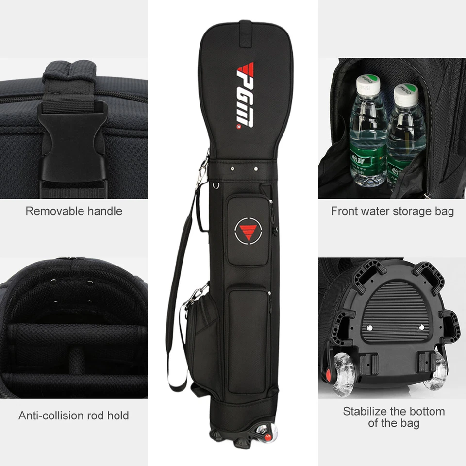 Golf Clubs Bag with Wheels Wheeled Clubs Bag - image 3 of 4