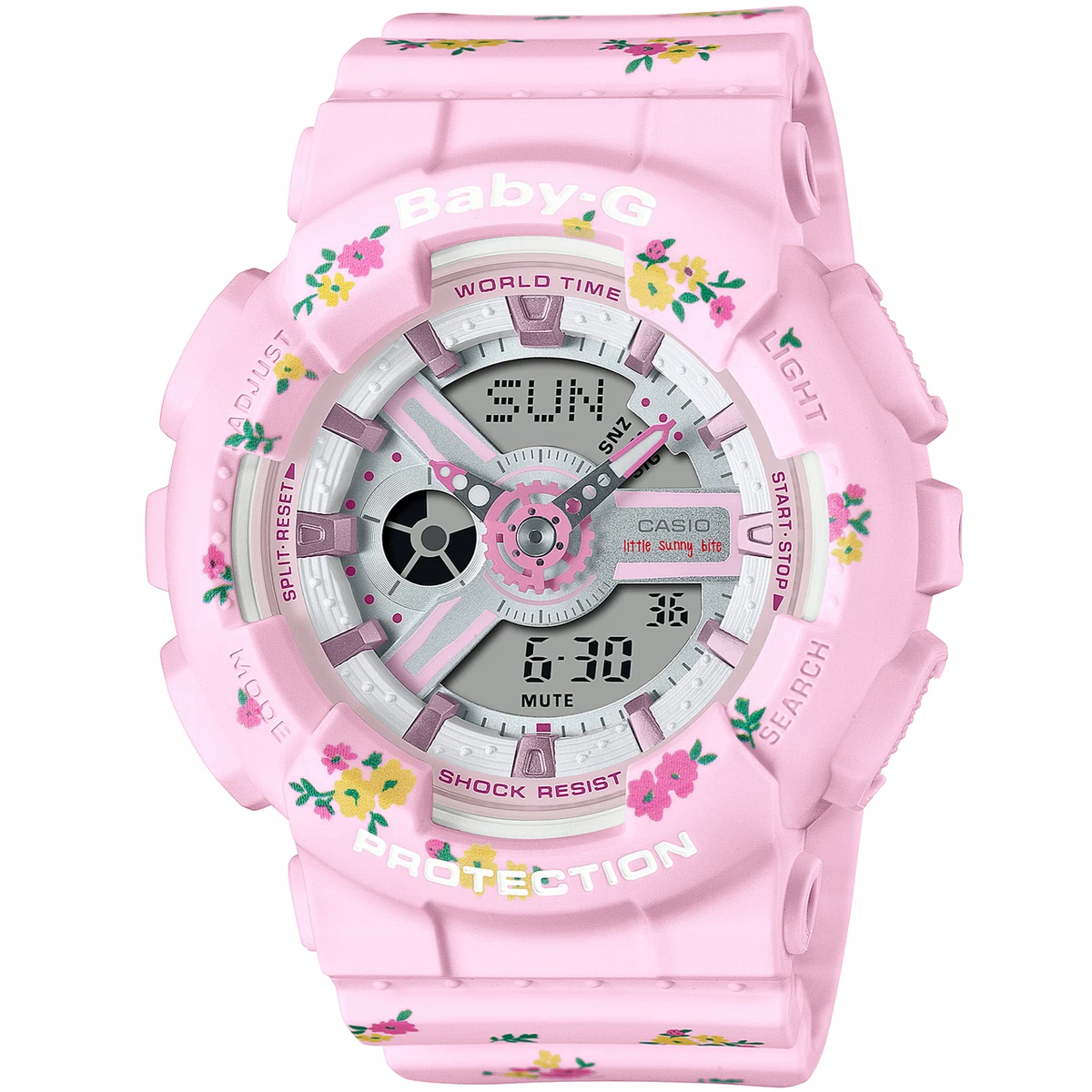 Baby g deals pink white