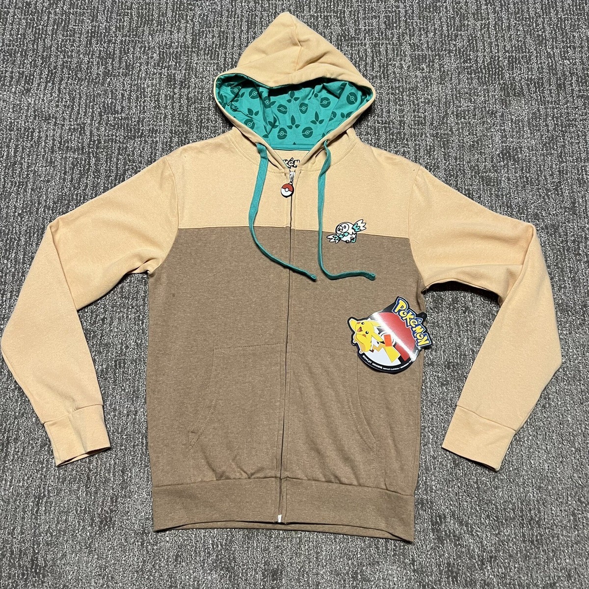 Thinkgeek Pokemon Rowlet Hoodie Sweatshirt Adult Size XS Extra