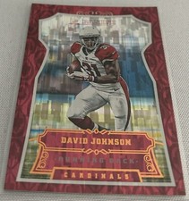 2016 Panini Footballl David Johnson Arizona Cardinals Chainmail Armor #188