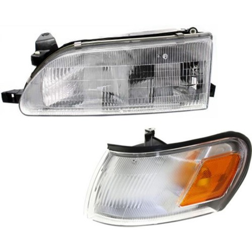 Toyota Headlights Left Side Headlight Assembly For 1997-1999 Toyota Camry - Halogen With Bulb Included 2001 Toyota Tacoma Led Headlights - Foto 7