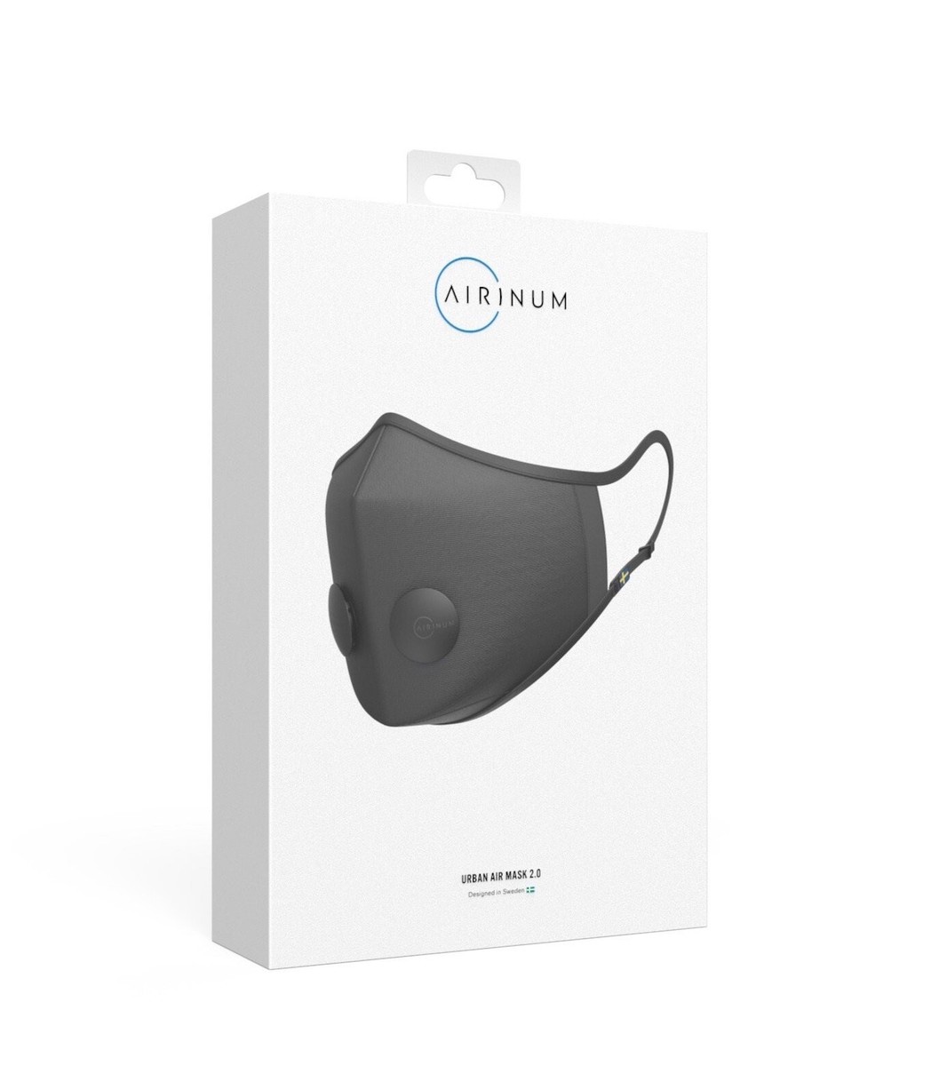 Airinum Urban Air 2.0 Mask, Size M - Black (sealed) | eBay