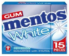 Mentos Gum Peppermint - 15's - Pack of 4