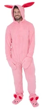 Unisex A Christmas Story Bunny Union Pajama Replica Halloween Cosplay Costume