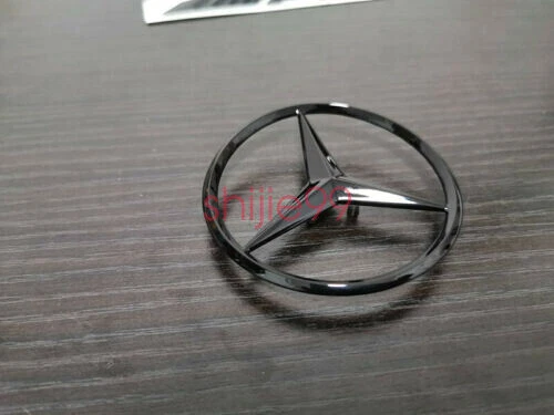 Insignia emblema AMG C63 negro brillante y lado estrella trasera 6.3 AMG para W204 507 Foto 4 de 4
