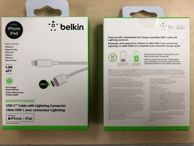 Belkin MFi-Certified USB-C to Lightning Connector iPhone Cable