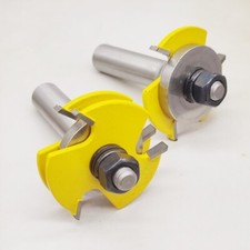 Tongue and Groove Router Bit Set Up To 5/32" Stock 1/2" Shank Set 