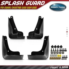 4x Front & Rear Mud Flaps Splash Guards Fender for Subaru Crosstrek 2023-2025
