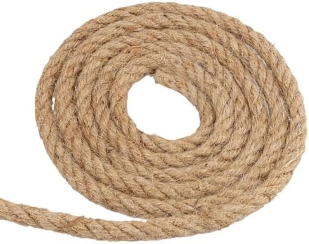 Spago Iuta Naturale 10mm - 40m Corda Ecologica per Artigianato