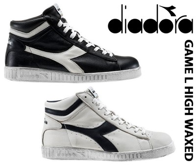 diadora game l high waxed sneaker