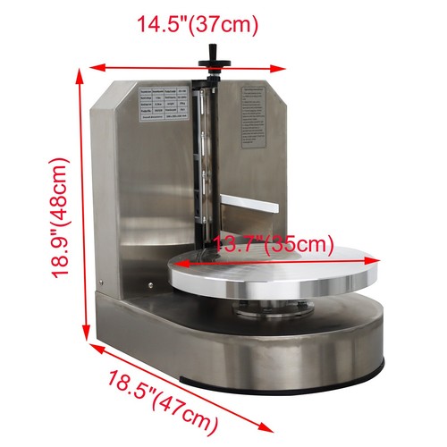 Stainless Steel Cake Cream Spreading Coating Smearing Machine 110V 4-12 inch - Bild 17 von 21