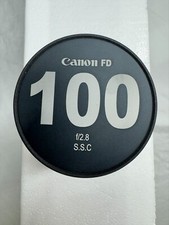 Canon FD 100mm f2.8 S.S.C. Lens – Rare, Excellent Condition!