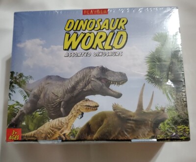 ^Playbea Dinosaur World Playset Assorted Dinosaurs Ages 3+ NEW SEALED. (S&A)