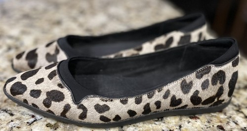 cole haan leopard flats