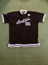 FUBU Eastside 05 City Series Collection Black Button Down Jersey XXXL