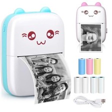 Impresora Portátil Mini Bluetooth Impresora Incorrecta Teléfono Móvil Impresora de Fotos y Etiquetas