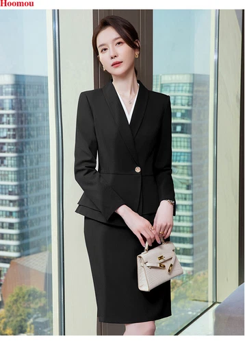 Women One Button Slim Casual Korean Business Workwear Coats Jacket Suits Blazer - Bild 14 von 33
