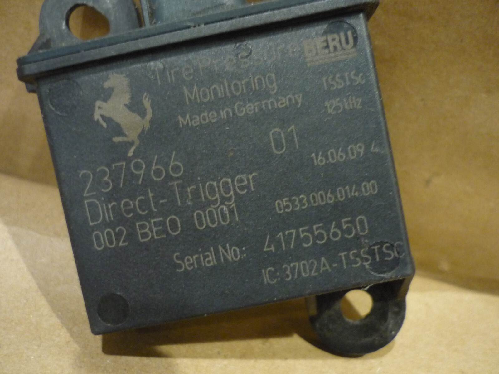 Ferrari 458,488,California,F12,FF -  TPMS Direct Trigger Module    - P/N 237966