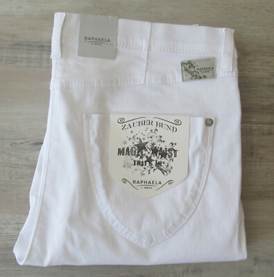 RAPHAELA BRAX LAURA CAPRI HOSE MAGIC WAIST Gr. 42 44 46 weiß Col 99 *NEU* 79,95 
