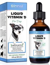 Dog Vitamins D Drops Promote Calcium Absorption, Supports Hip  Joint Health