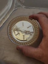 Jeannette Marigold Coaster Vintage Carnival Glass 1940s