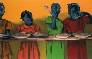  African  American  Black Art  Soup Kitchen  by Antonio L 