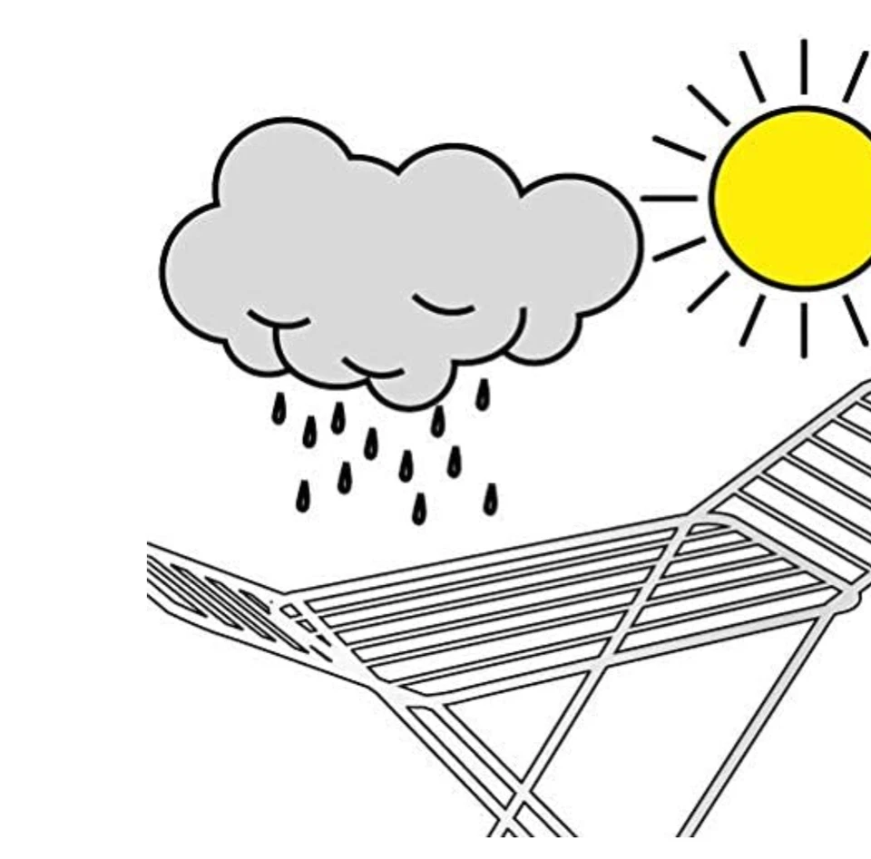Stendi Stendino Stendibiancheria in resina zaffiro con ruote VILEDA - Immagine 3 di 4