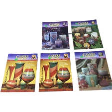 5-VTG How to Make Candles Craft Instruction Book DISTLEFINK DESIGNS CANDLE MAGIC