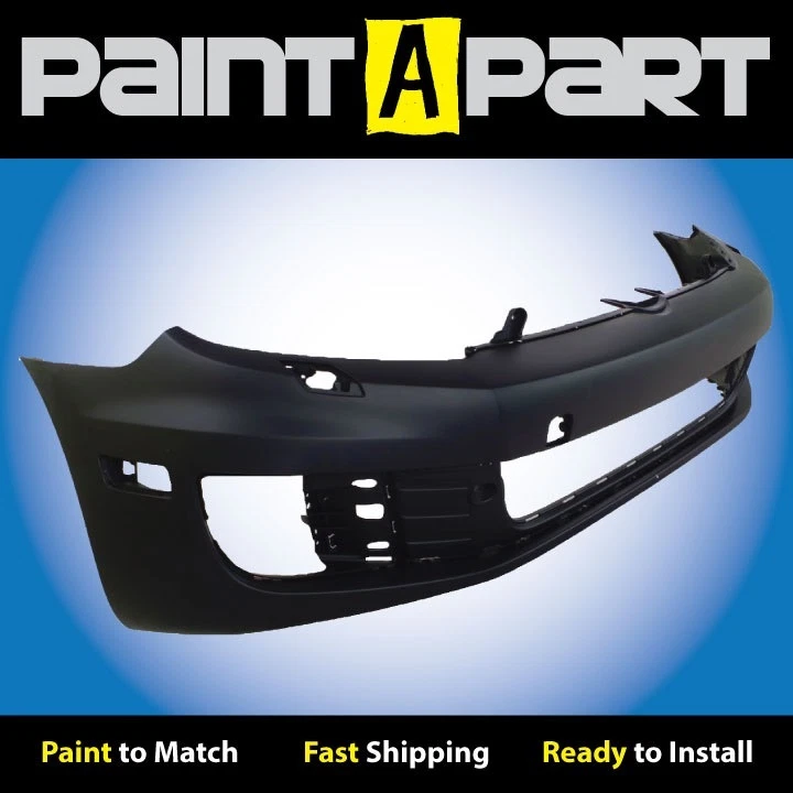 Fits: 2013 Volkswagen GTI (W/HL Wshrs, W/O Snrs) Front Bumper (PREMIUM) Painted - Изображение 3 из 3