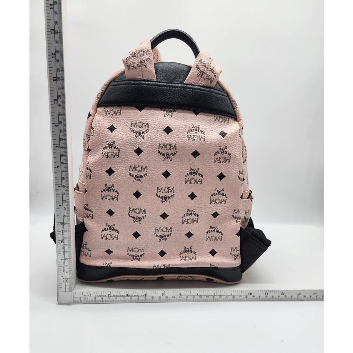 MCM Studded Dual Stark  Backpack - Chalk Pink 410MCMXAJH MCM Studded Dual Stark Backpack - Chalk Pink 410MCMXAJH | eBay main image 4