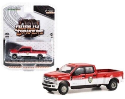 Ford F-350 Dually Houston Fire Department 2019 - 1/64 Greenlight 46110-D (B10B2)