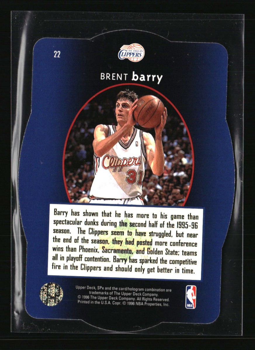 Brent Barry 1996 Upper Deck SPx #22 Basketball Card | eBay