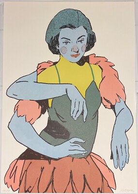 Aryz - El Festejo 2 lithograph print ed. 20 graffiti Spanish artist celebration