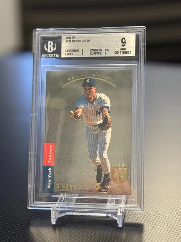 1993 Derek Jeter SP Foil #279 BGS 9 RC Mint Yankees