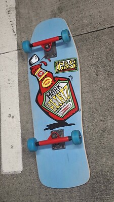 G&S Skateboards Mark Heintzman with 1991 G&S phase 2 CroMo trucks