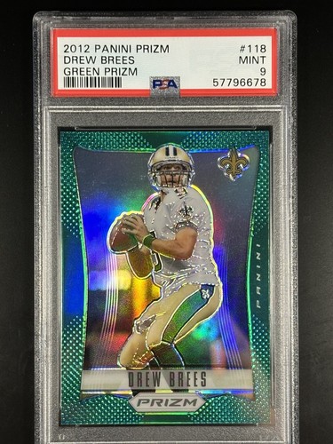 Drew Brees [Green Prizm] #118 2012 Panini Prizm card
