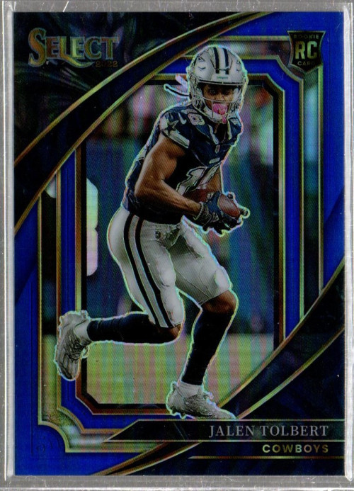 2022 Select Prizm Blue #303 Jalen Tolbert /99