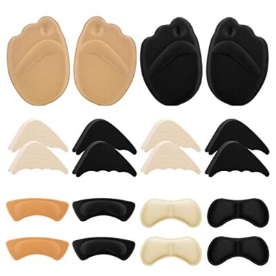 Sibba 10 Paar High Heel Kissen Pads, Schuhfüller mit verstellbaren Zehenfülle...