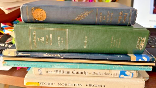 Lot of 7 Prince William County Virginia History Books Vintage
