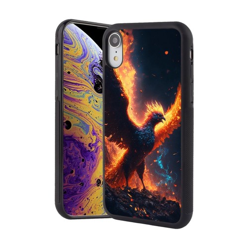For iPhone SE4 16E 12 13 14 15 16 Pro Max Phoenix flying wings Plastic TPU Cover - Picture 17 of 25