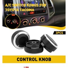 3-30x Control Knob Dials Heater Ac Fan For Toyota Tacoma 2005-2015 Accessories 3-30x Control Knob Dials Heater Ac Fan For Toyota Tacoma 2005-2015 Accessories