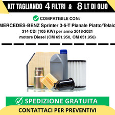 Tagliando per MERCEDES-BENZ Sprinter 3-5-T Pianale Piatto/Telaio 314 CDI 105 ...