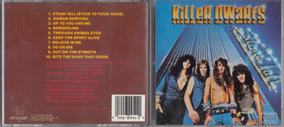 Killer Dwarfs - Stand Tall CD 1987 ORIGINAL GRUDGE RECORDS GRD 0954 RARE METAL