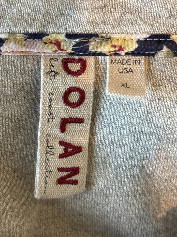 Suéter Dolan Left Coast Anthropologie Talla XL Plateado Metálico Glamour Mezcla Algodón Foto 4 de 4