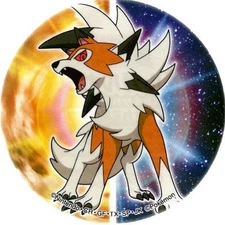 Pokemon Sapporo Ichiban Sun & Moon Sticker Seal Lycanroc