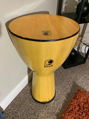 TOCA Percussion Wood Conga Drum 20  Tall 11  Diameter Bamboo