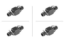 Image of Gardena MICRO DRIP Connector 1/2 (13mm) Pack of 4 (8356-20) Loose